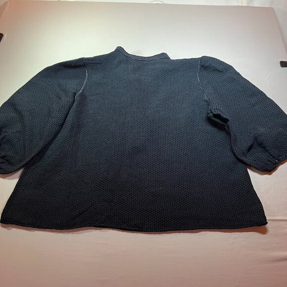 Max Studio Navy Blue Shirt Size 2X - Picture 2 of 7